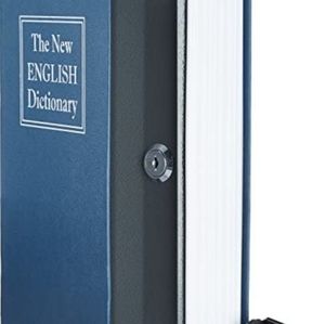 Basics Book Safe, Key Lock, Blue